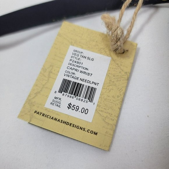 Patricia Nash Capri Wristlet Purse blue brown Vintage Needlepoint Retired zipper - Picture 6 of 9